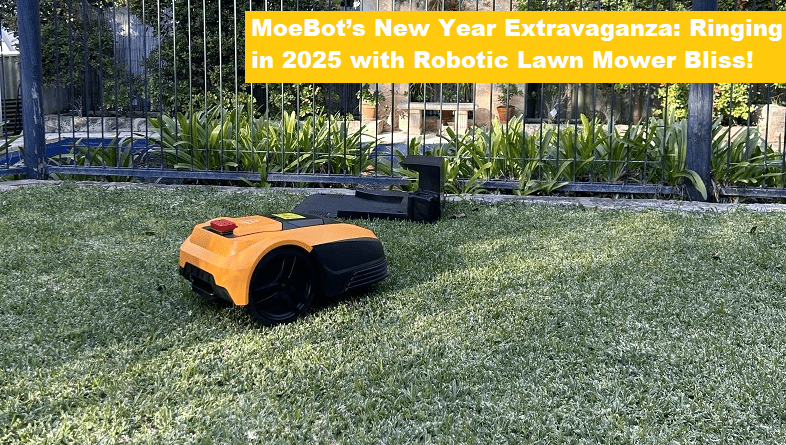 MoeBot’s New Year Extravaganza: Ringing in 2025 with Robotic Lawn Mower Bliss!